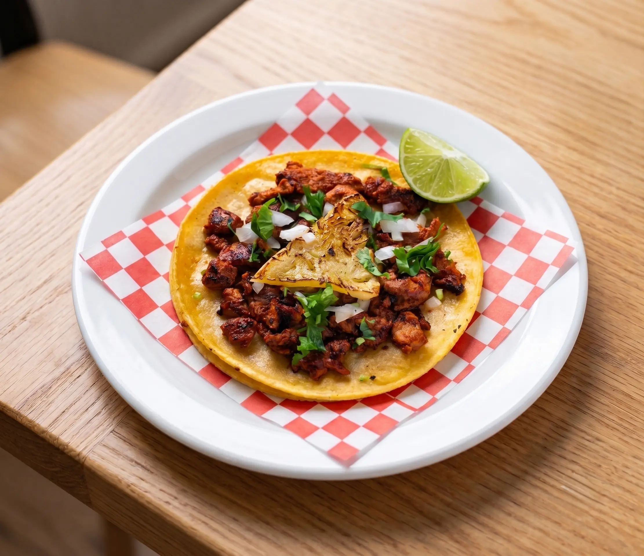 Al pastor tacos at Taco Loco in London, Ontario